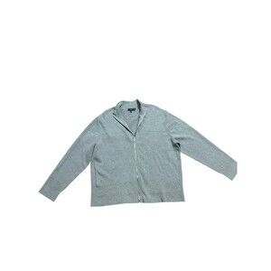 $325 Theory Gray Gary Cashton Full Zip Sweater Jacket Mens Size xxl